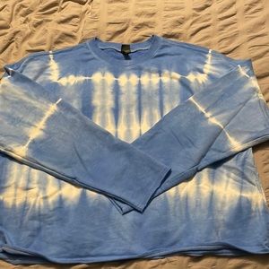 Tie-Dye Cropped Sweater